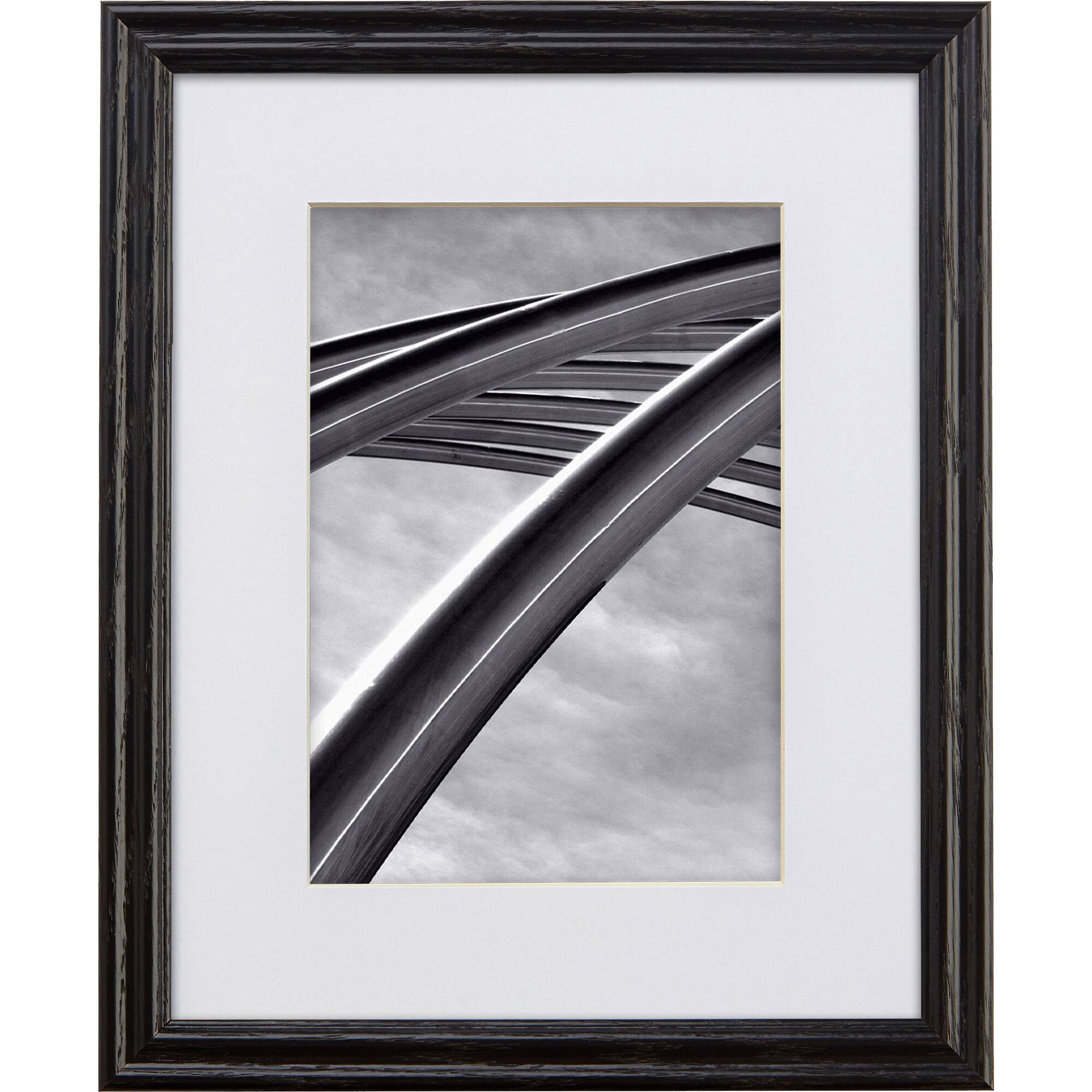 Craig Frames Wiltshire 200 Ebony Picture Frame with Mat